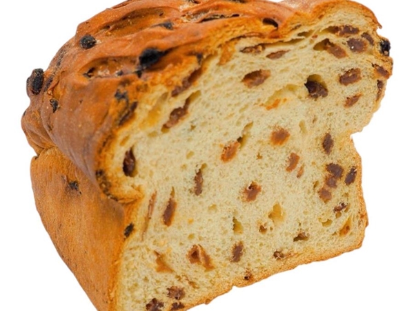 Rozijnenbrood zonder spijs